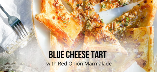 Blue Cheese Tart with Red Onion Marmalade