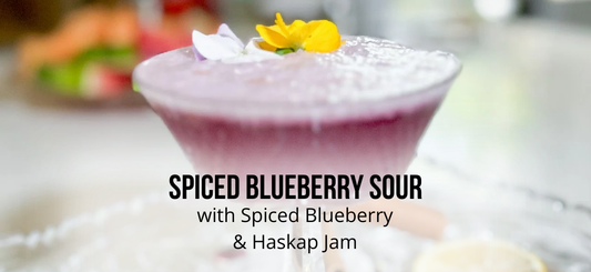 Spiced Blueberry & Haskap Sour: Your New Favorite Jam-Infused Cocktail