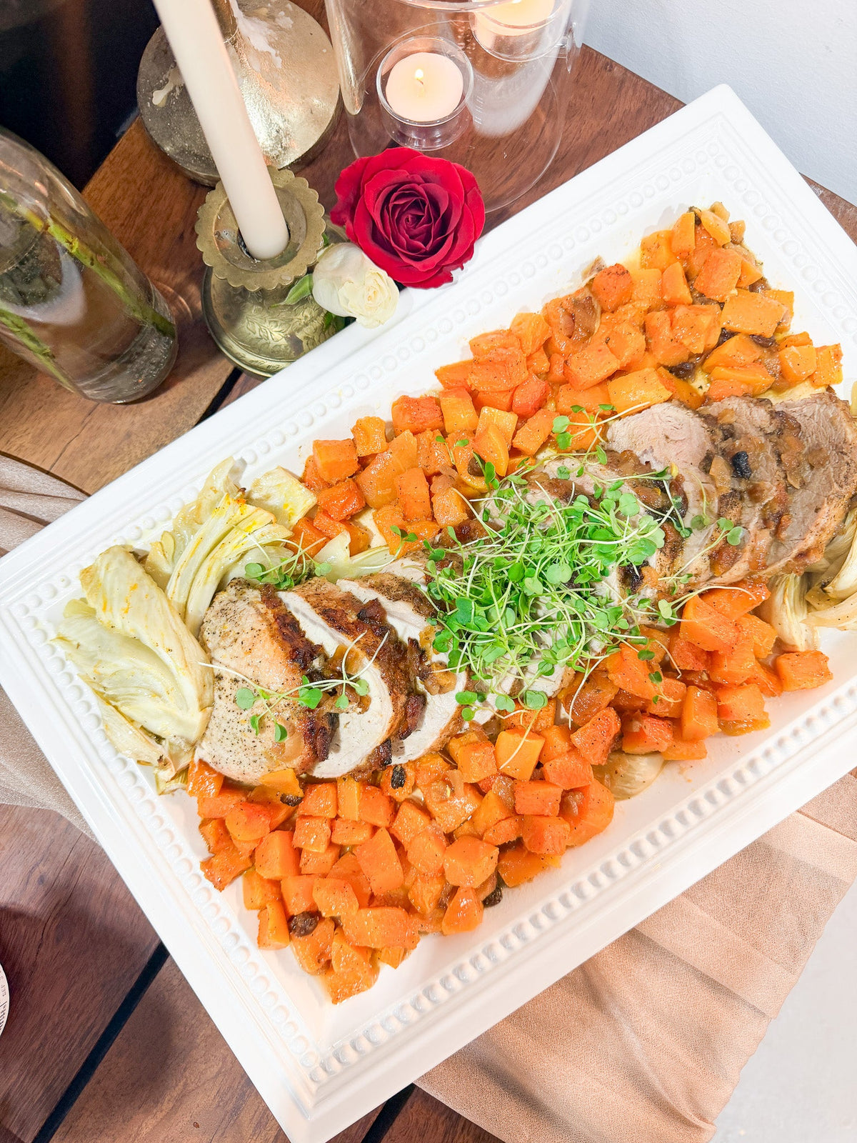 Roasted Pork Loin with Apple Chutney