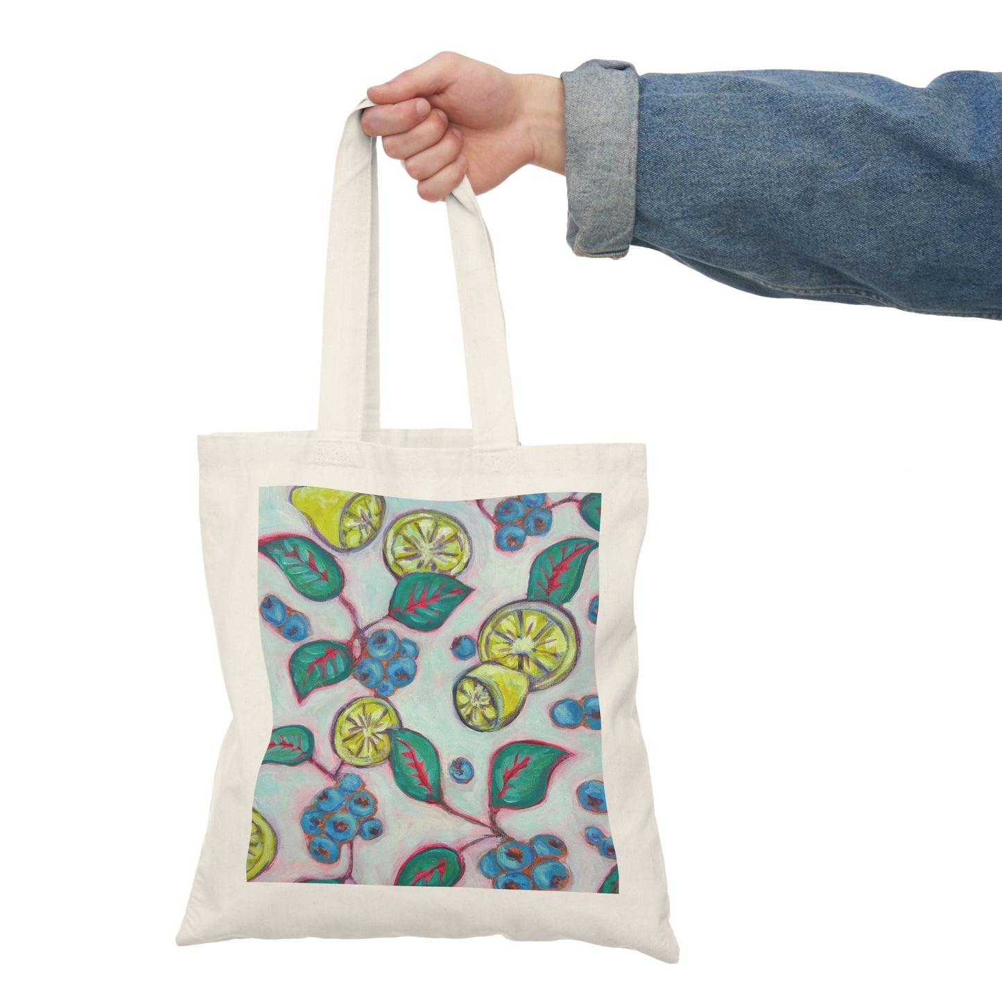 Blueberry & Lemon Tote Bag