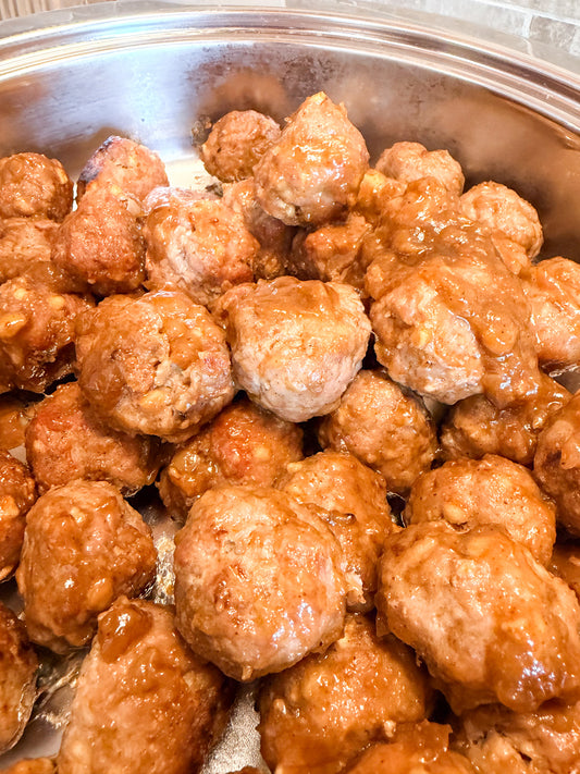 Victoria pork meatballs