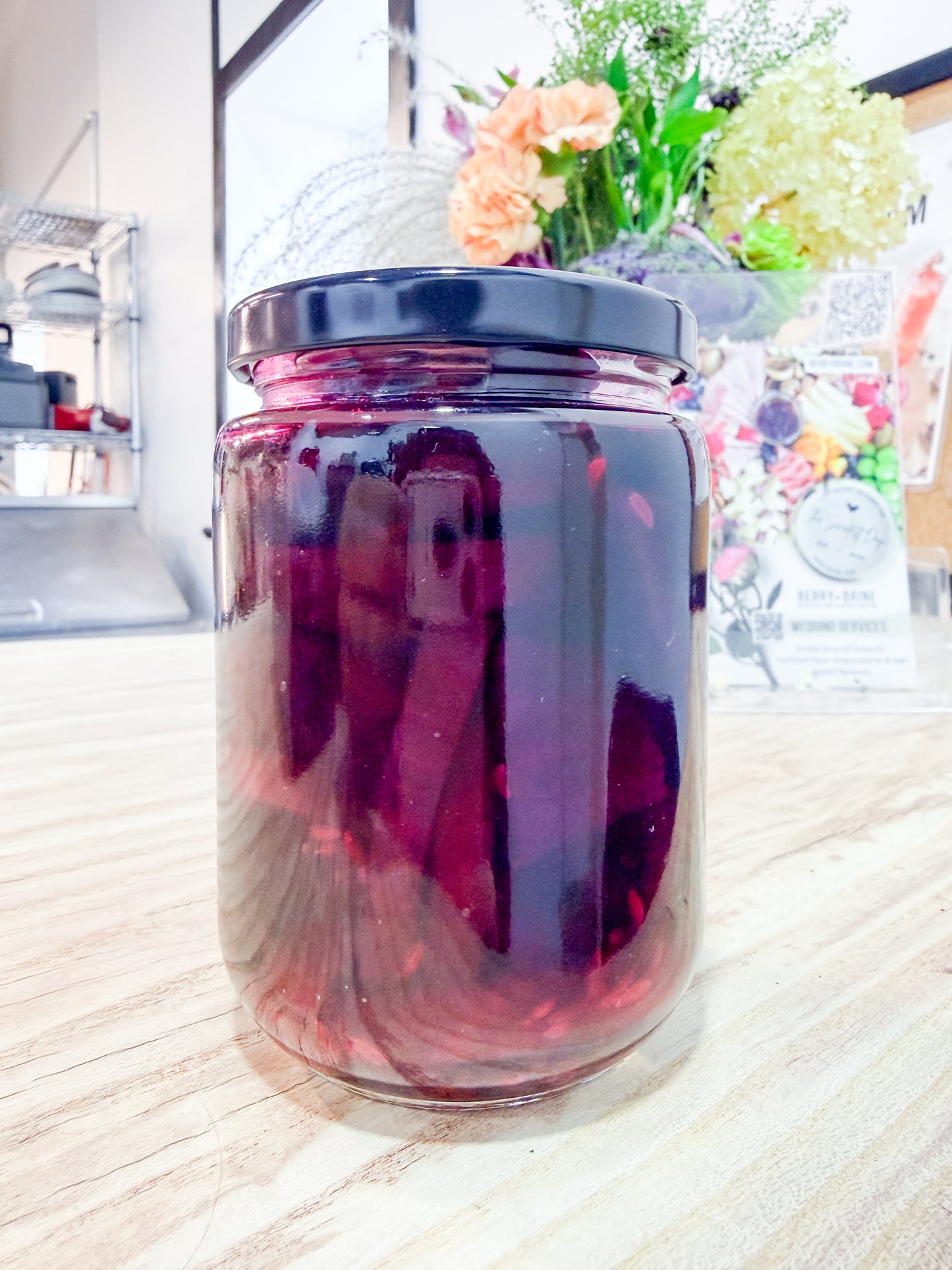 Pickled Beets with Onions Berry and Brine Local Preserves & Ottawa Catering