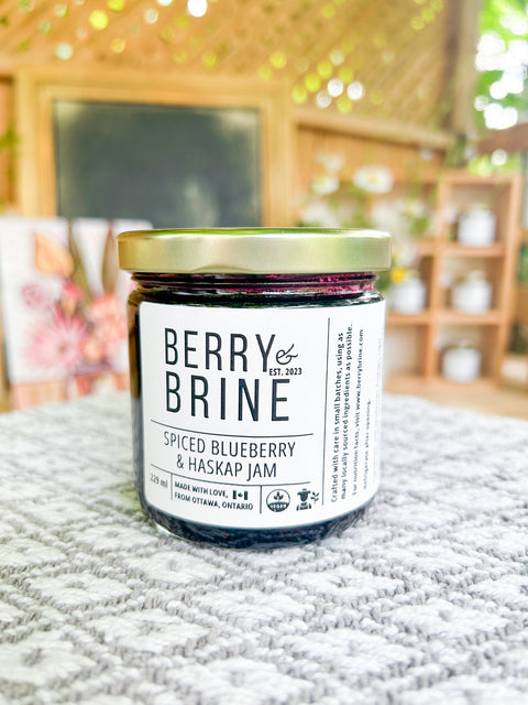 Spiced Wild Blueberry Jam