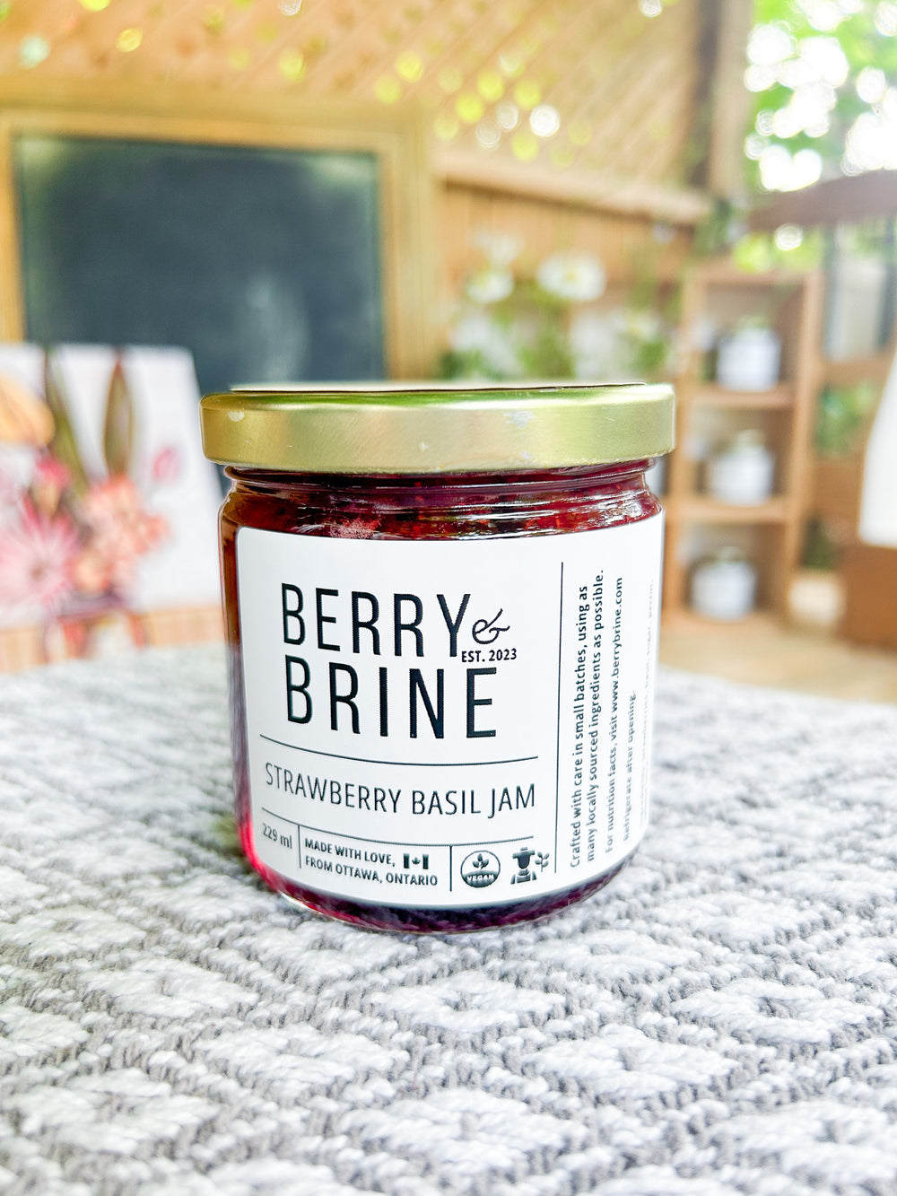 Strawberry Basil Jam